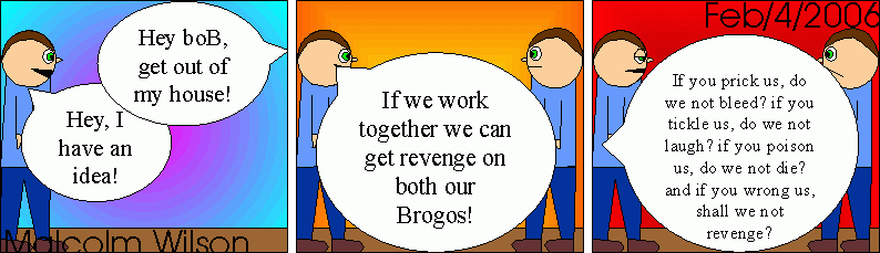 Comic strip for February 4th, 2006
